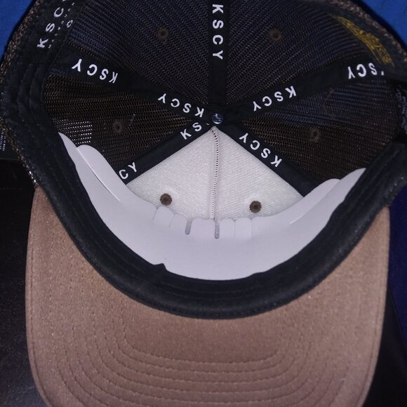 Kiss Chacey Sunset Strip Hollywood CA Brown 5 panel Address Trucker Hat - Picture 4 of 4